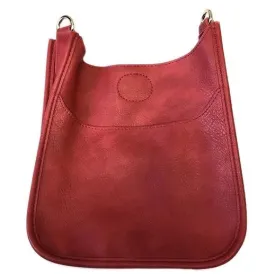 Ahdorned Mini Vegan Messenger in Red