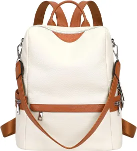 ALTOSY Leather Backpack for Women Elegant Genuine Backpack Purse Ladies Leather Shoulderbag