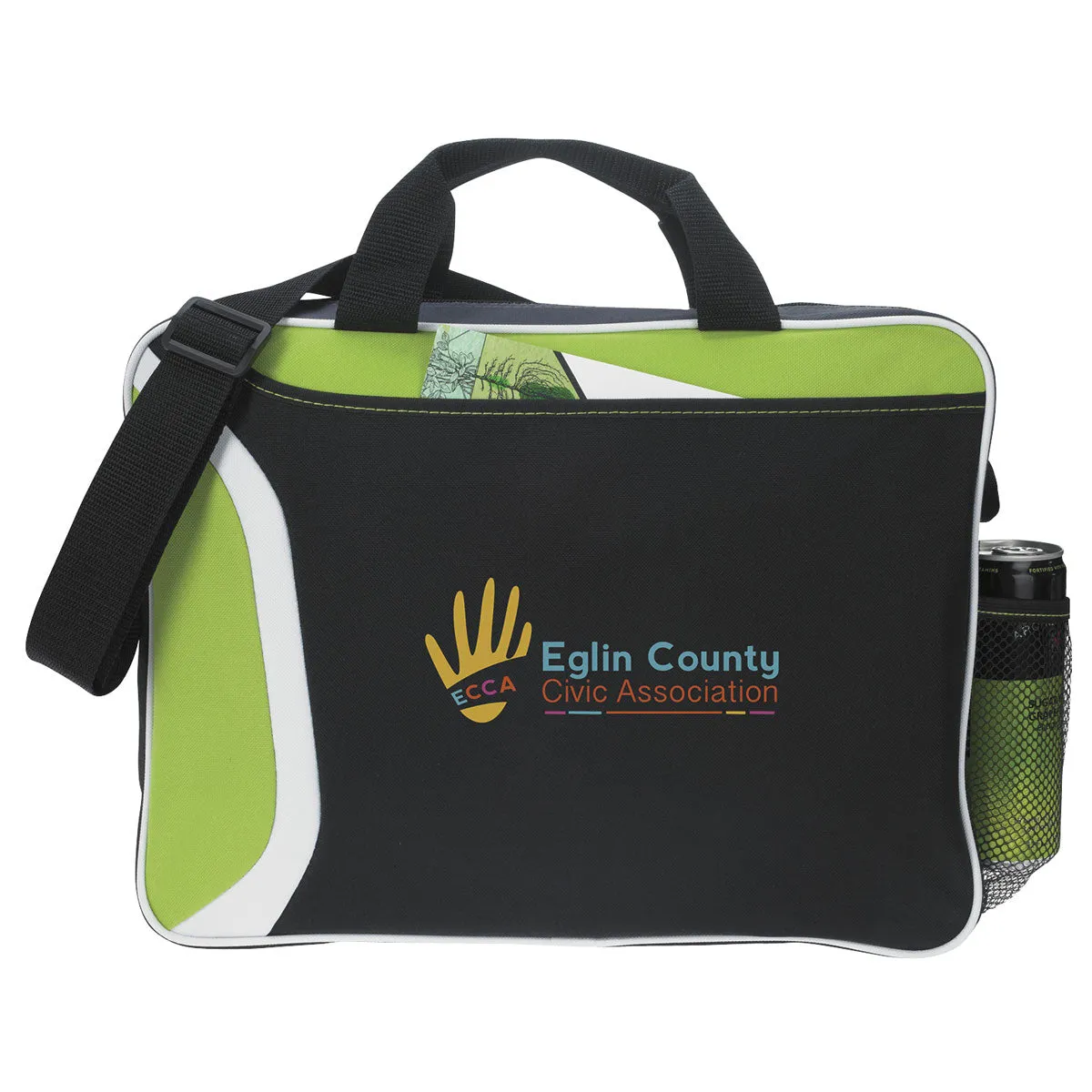 Atchison Apple Green All Day Computer Briefcase