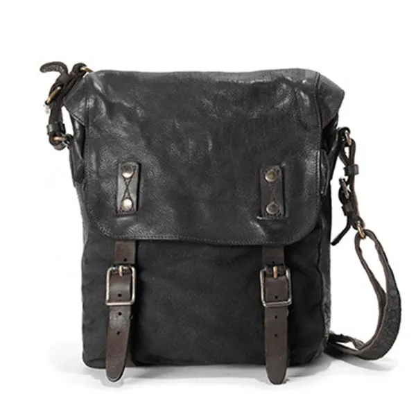 AUNTS & UNCLES FRENCH FORK TOBACCO LEATHER MEDIUM BUSINESS CASE / MESSENGER BAG/ SHOULDER BAG