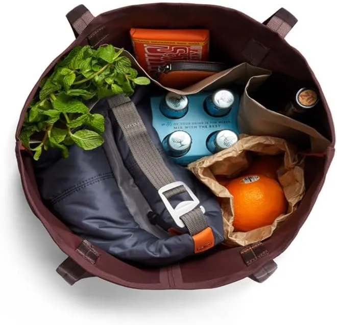 Bellroy Market Tote  (Tote Shoulder Shopping Bag) - Burgundy