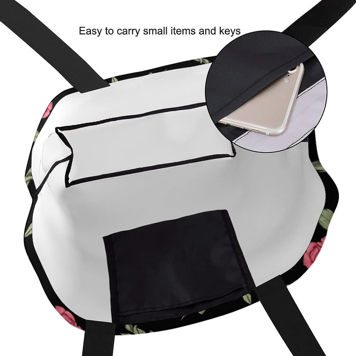 Canvas Tote Bag Large Women Casual Shoulder Bag Handbag Reusable Beach Shopping Grocery Bag For Outdoors