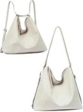 CLUCI Hobo bags Shoulder Bag handbags Backpack Purse for Women Leather Large Fashion Travel Convertible Multipurpose