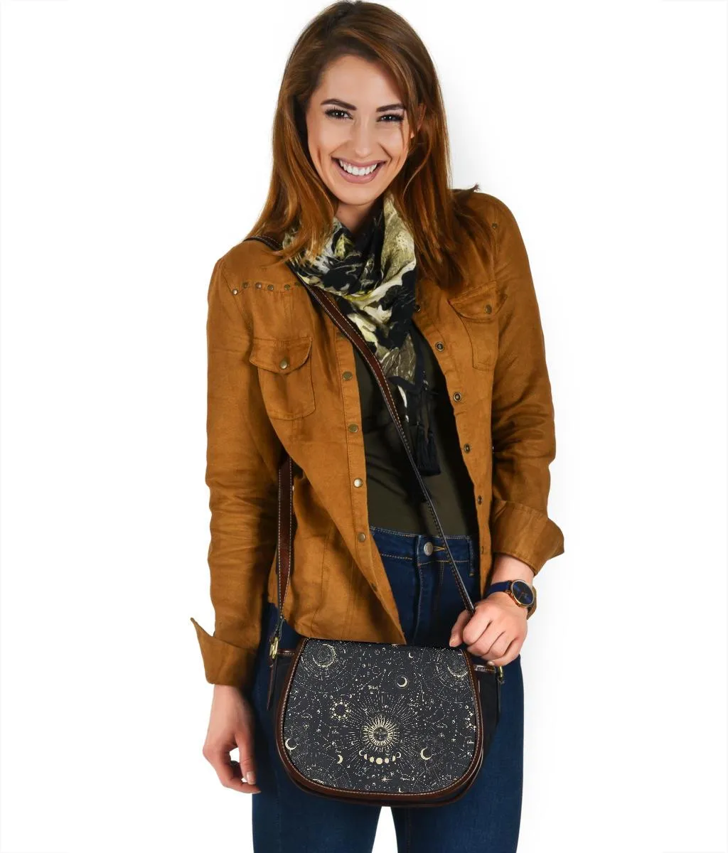 Custom Saddle Bag (Canvas) - Horoscope | Gift Ideas, Shoulder Bags for Women, Over the Shoulder Bag, Crossbody Bags for Women
