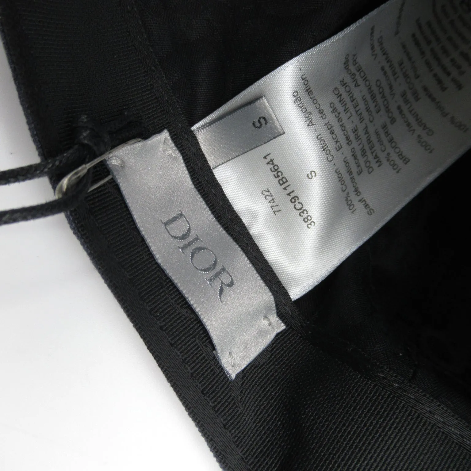 Dior Baseball Caped Hat Cotton   Blue 383C911B5641889S