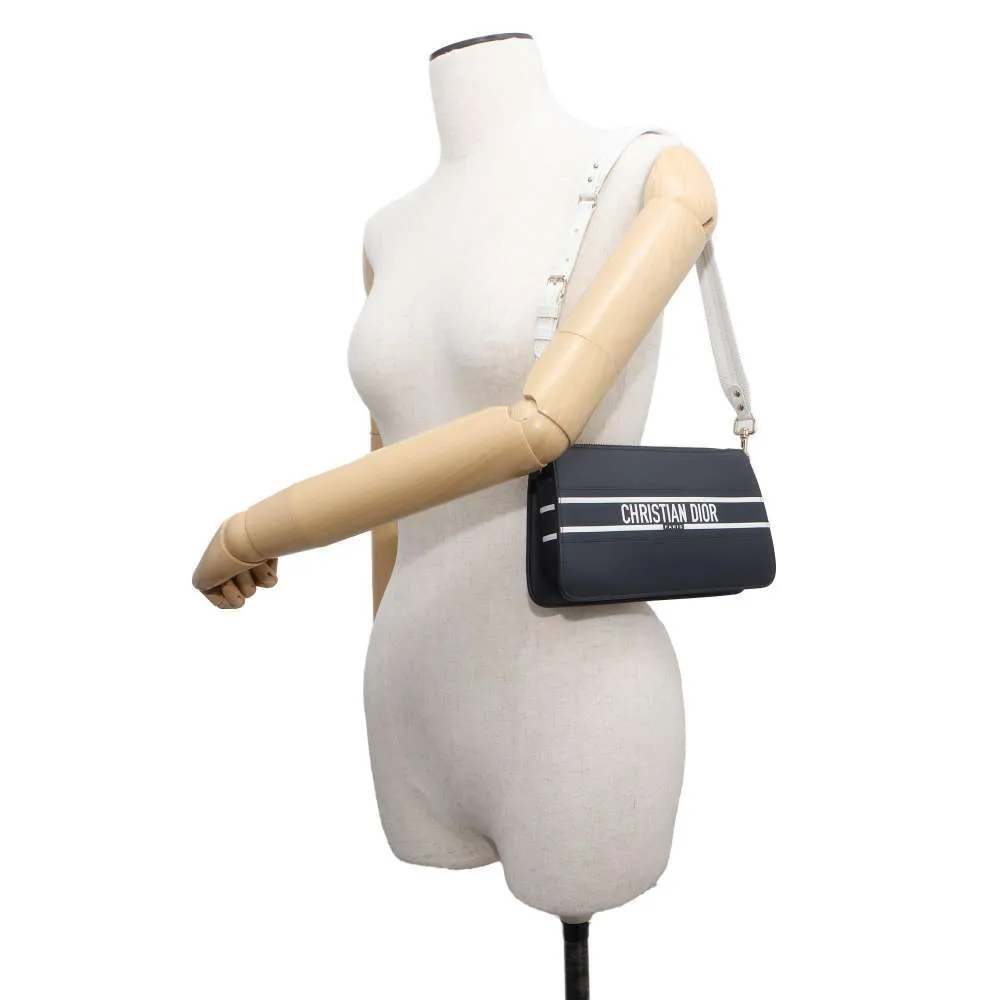 Dior Vibe ShoulderPouch Navy/White Leather
