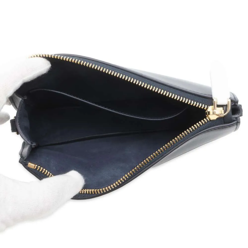 Dior Vibe ShoulderPouch Navy/White Leather