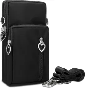 DOB SECHS Small Crossbody Wallet Phone Bag Shoulder Strap Wallet Pouch for Women Mini Crossbody Cell Phone Purse