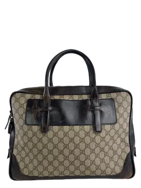 Gucci Vintage Monogram Canvas Briefcase