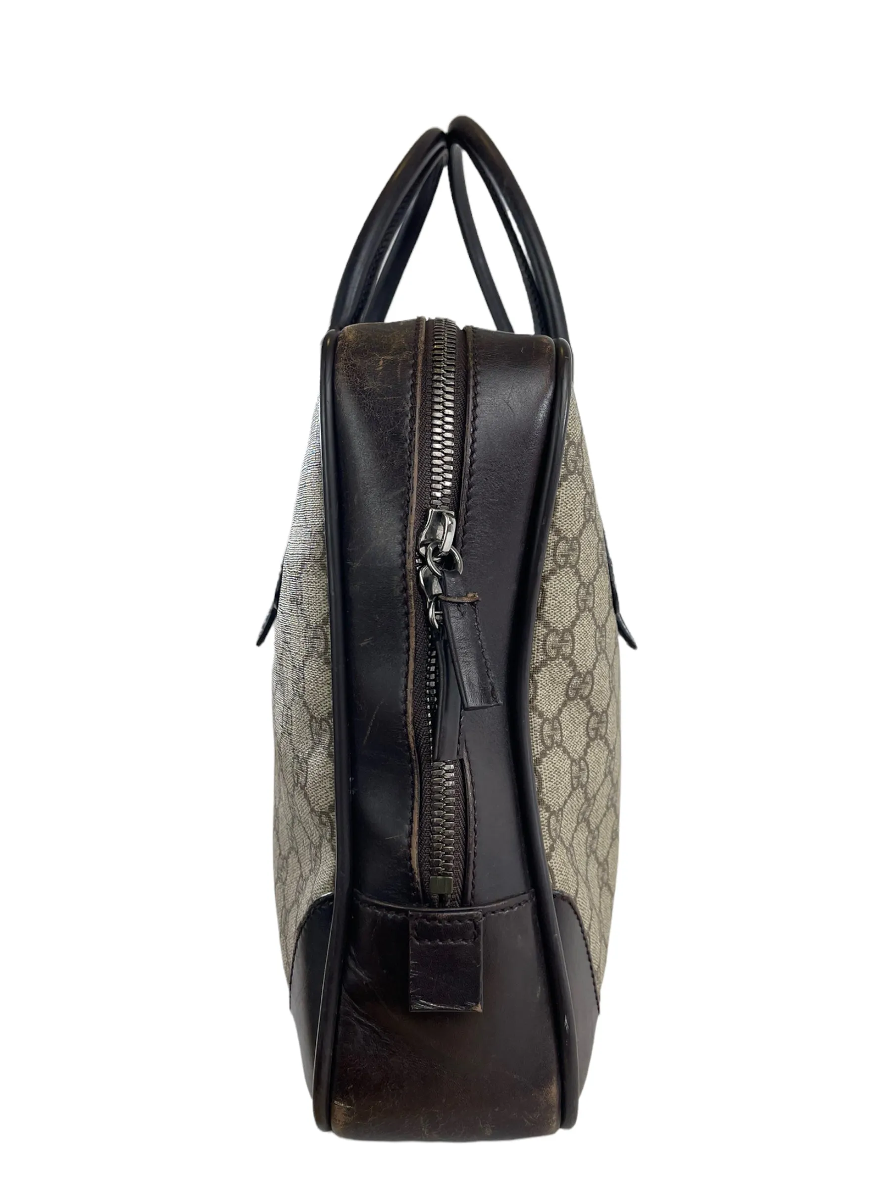 Gucci Vintage Monogram Canvas Briefcase