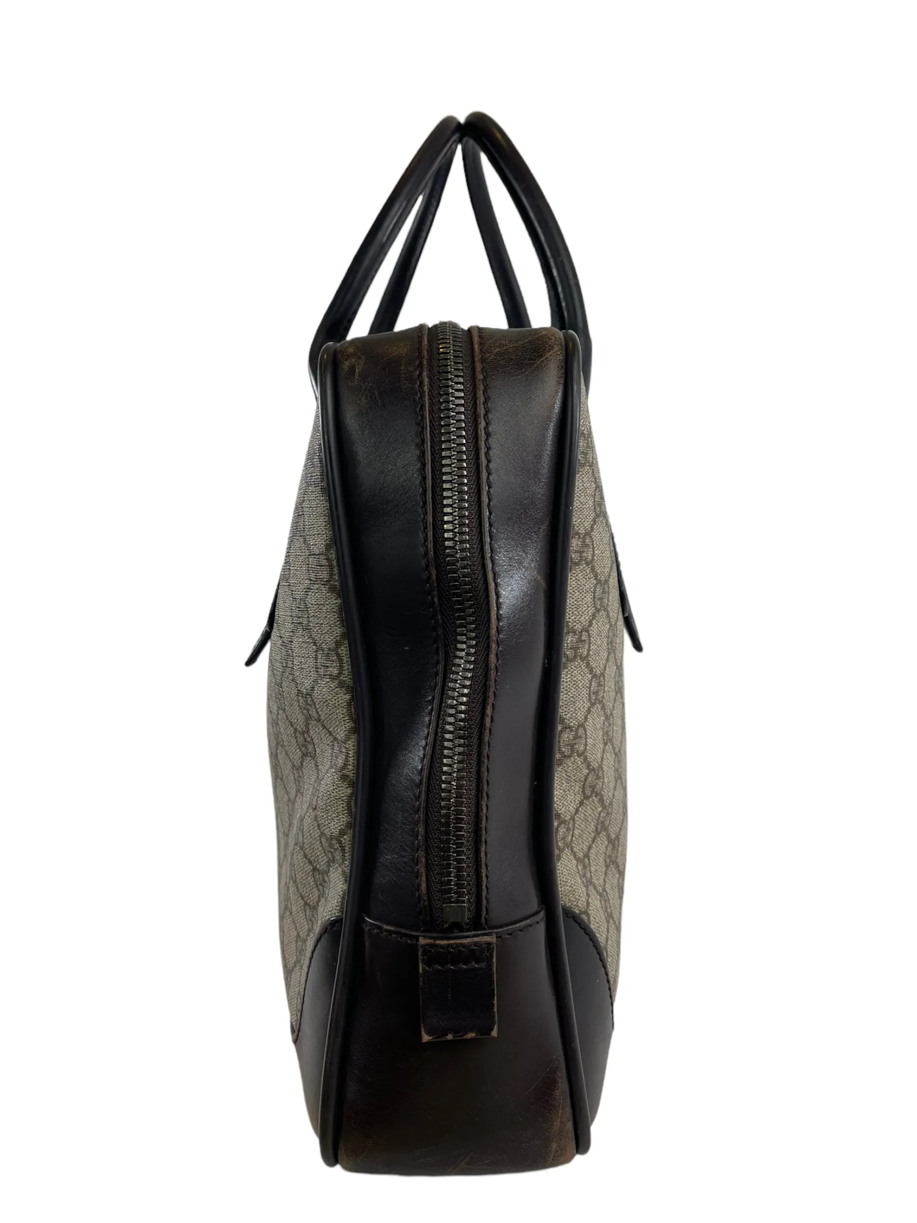 Gucci Vintage Monogram Canvas Briefcase