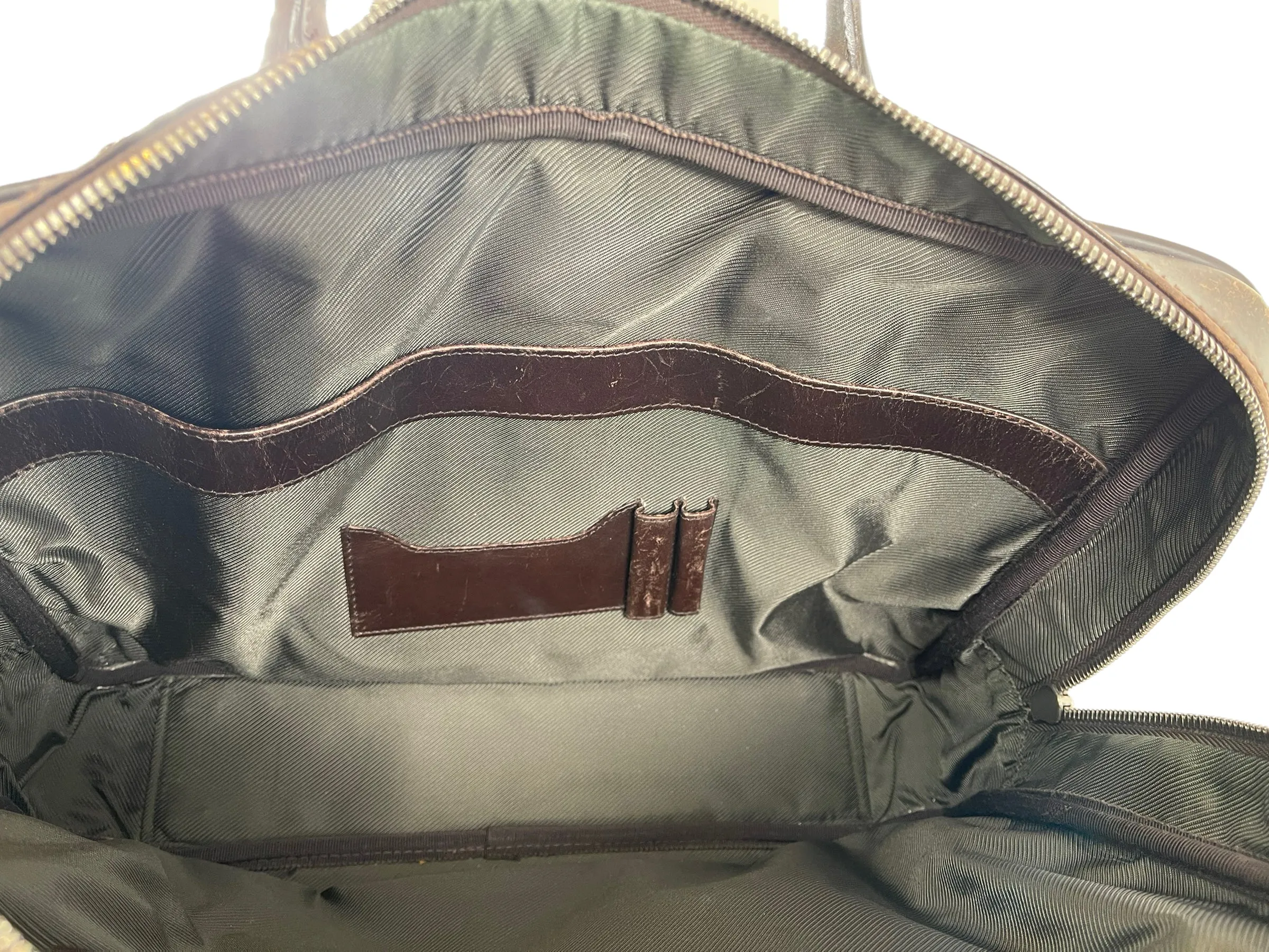 Gucci Vintage Monogram Canvas Briefcase
