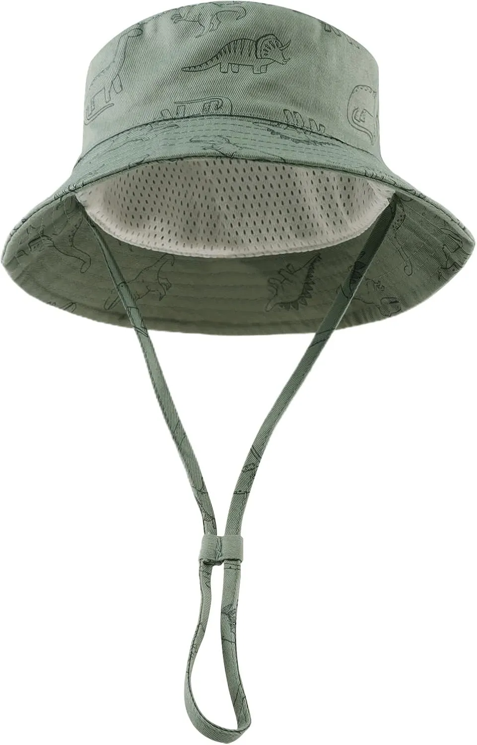 JANGANNSA Dinosaur Baby Boys Sun Hat Cotton Toddler Girls Bucket Hats Summer Sun Protect Cap for Kids