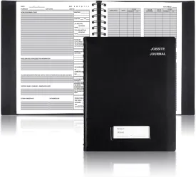 Jobsite Journal 7 x 10 Inch Construction Daily Log Activity Record Construction Planner for Work Project Job Management