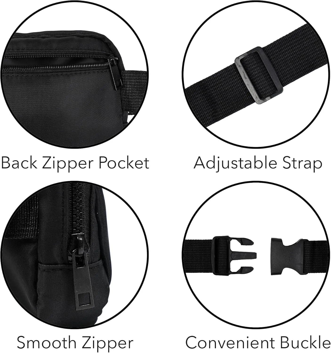 Justice League Athletic Shield Logo Belt Bag, Crossbody Fanny Pack for Women and Men, Adjustable