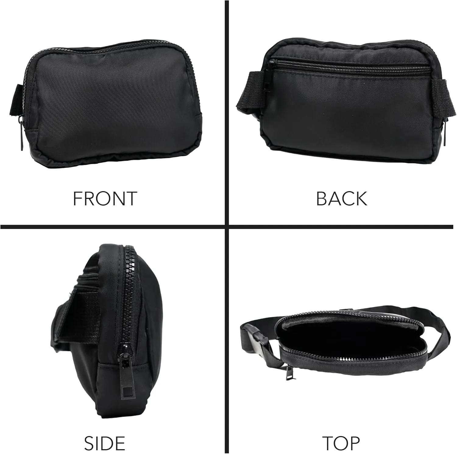 Justice League Athletic Shield Logo Belt Bag, Crossbody Fanny Pack for Women and Men, Adjustable