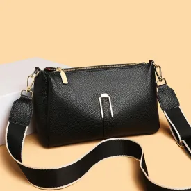 Lavish Leather Crossbody Shoulder Bag