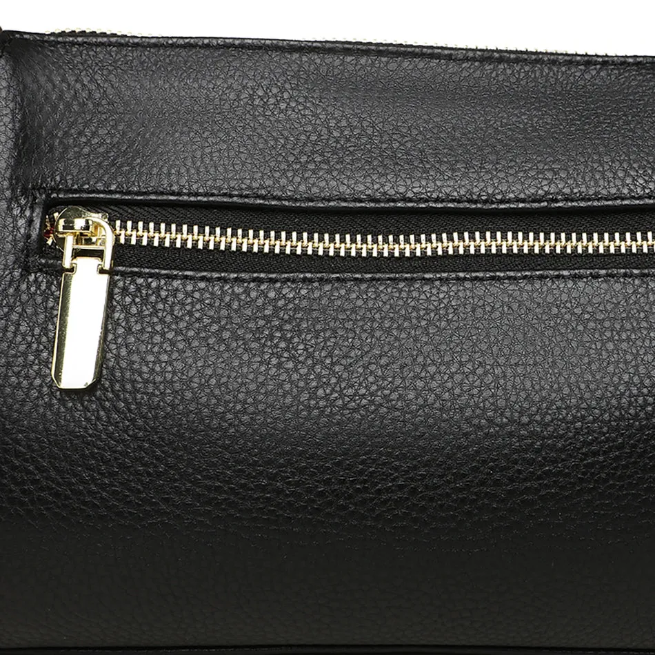 Lavish Leather Crossbody Shoulder Bag