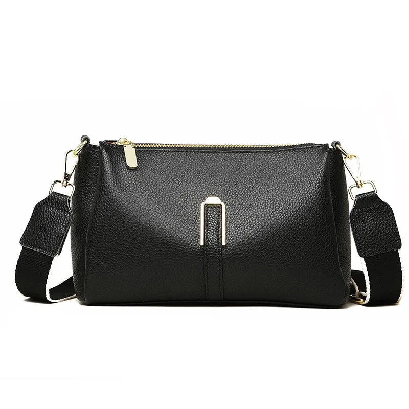 Lavish Leather Crossbody Shoulder Bag