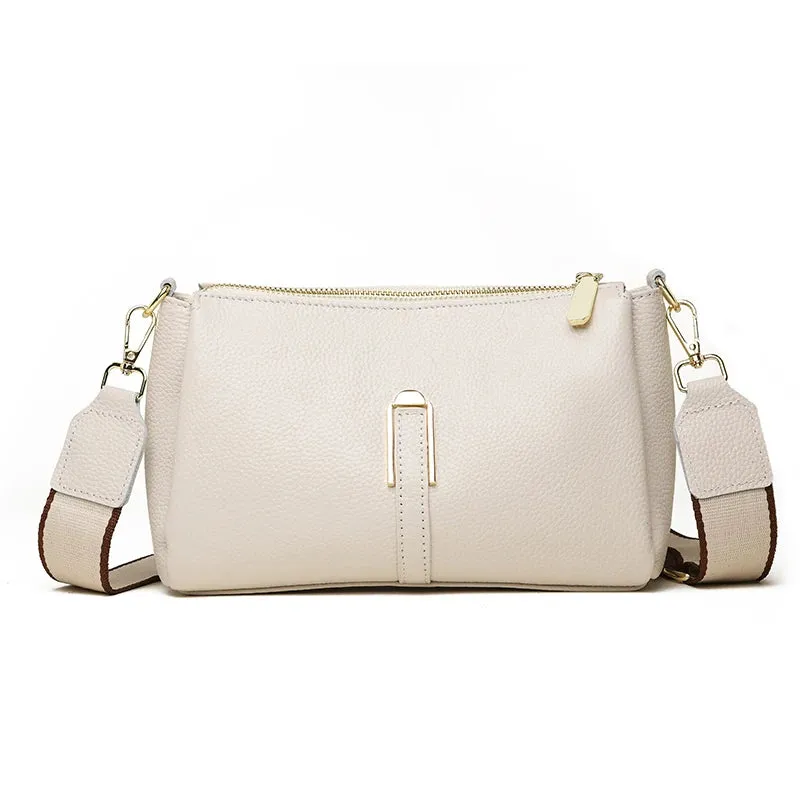 Lavish Leather Crossbody Shoulder Bag