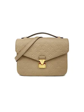 Louis Vuitton Beige Pochette Metis Bag