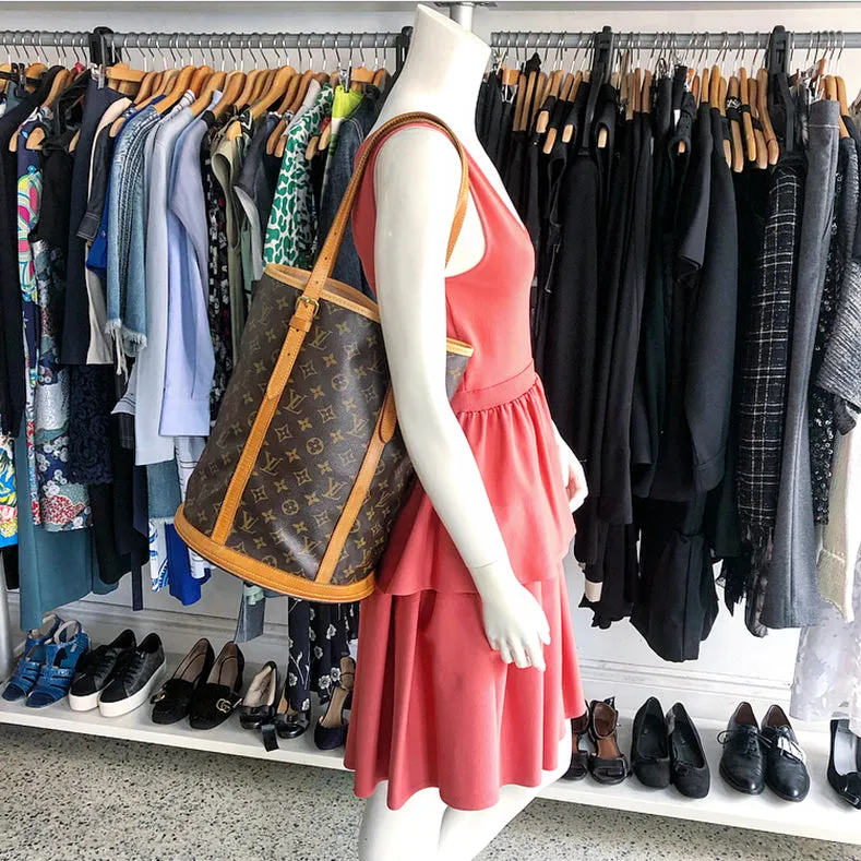 Louis Vuitton Monogram GM Bucket Tote Bag