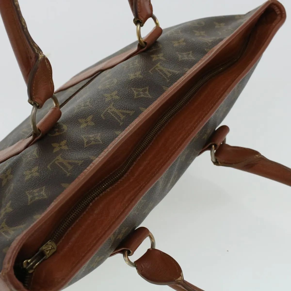 LOUIS VUITTON Monogram Sac Weekend PM Tote Bag M42425 LV Auth rd5112