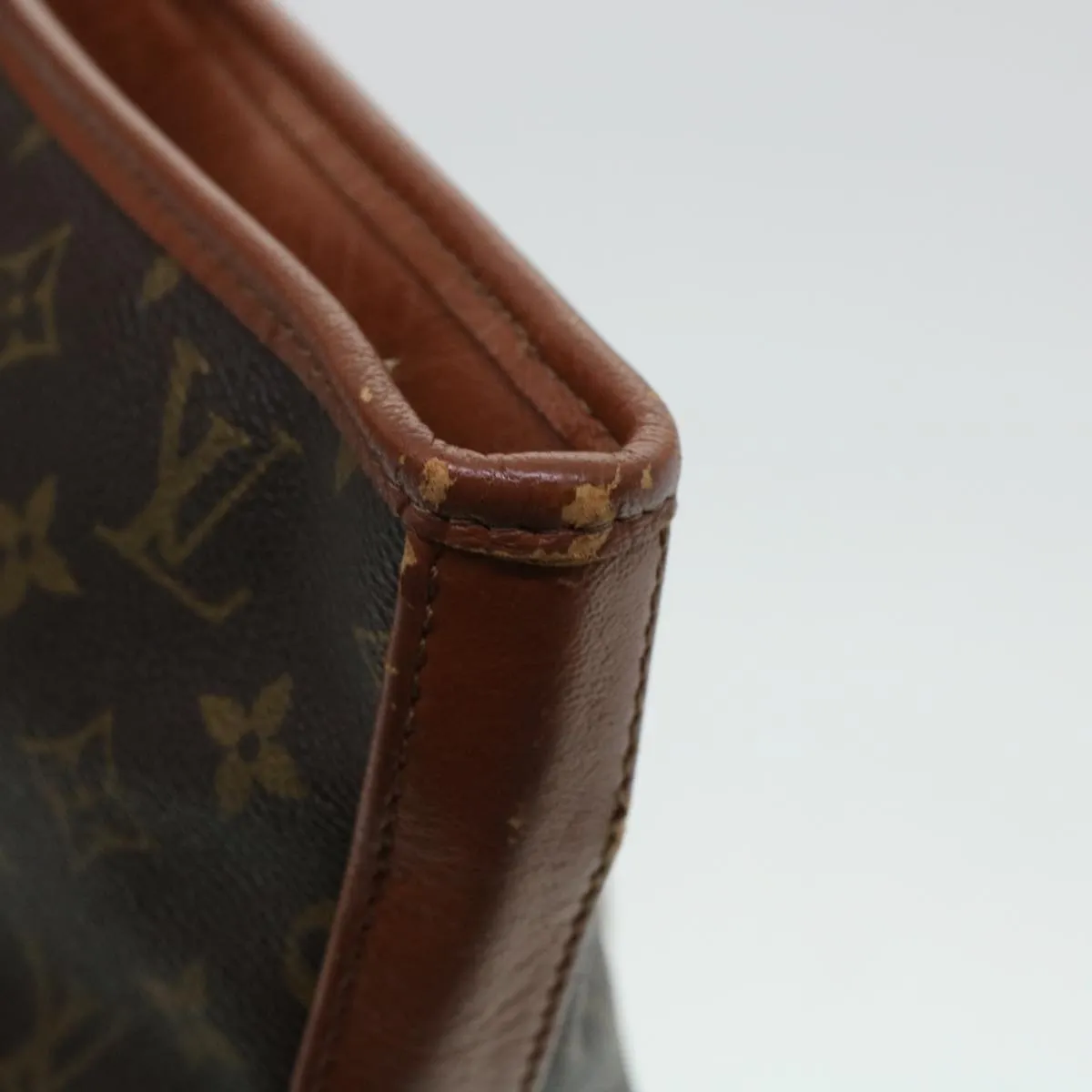 LOUIS VUITTON Monogram Sac Weekend PM Tote Bag M42425 LV Auth rd5112