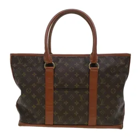 LOUIS VUITTON Monogram Sac Weekend PM Tote Bag M42425 LV Auth rd5112