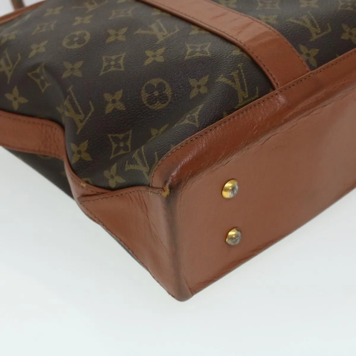 LOUIS VUITTON Monogram Sac Weekend PM Tote Bag M42425 LV Auth rd5112
