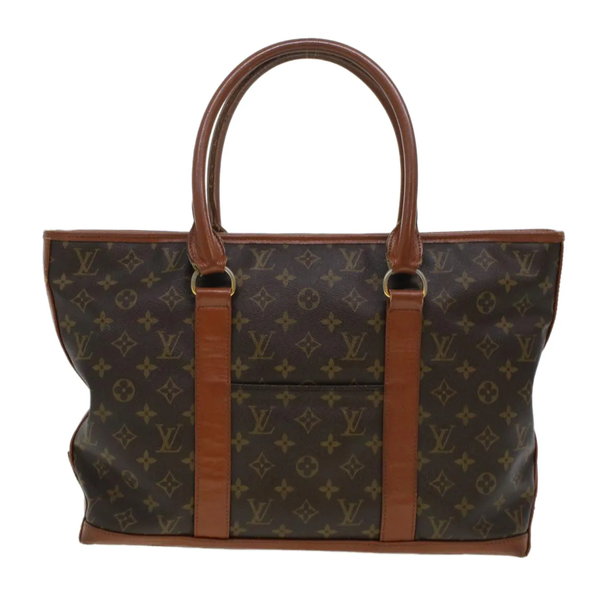 LOUIS VUITTON Monogram Sac Weekend PM Tote Bag M42425 LV Auth rd5112