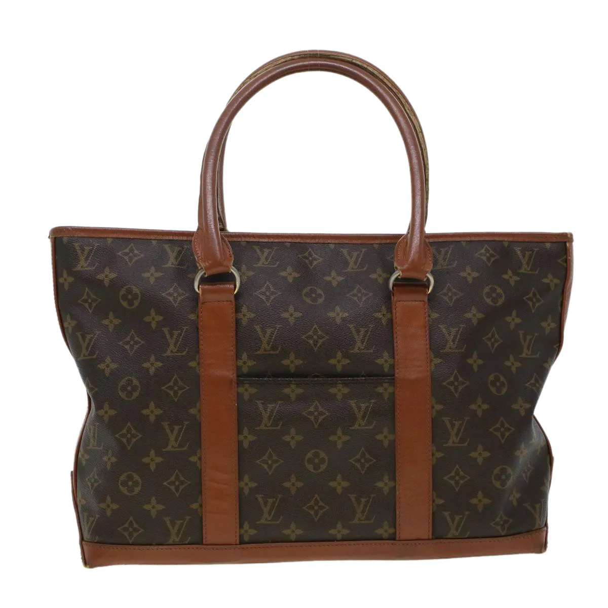 LOUIS VUITTON Monogram Sac Weekend PM Tote Bag M42425 LV Auth rd5112