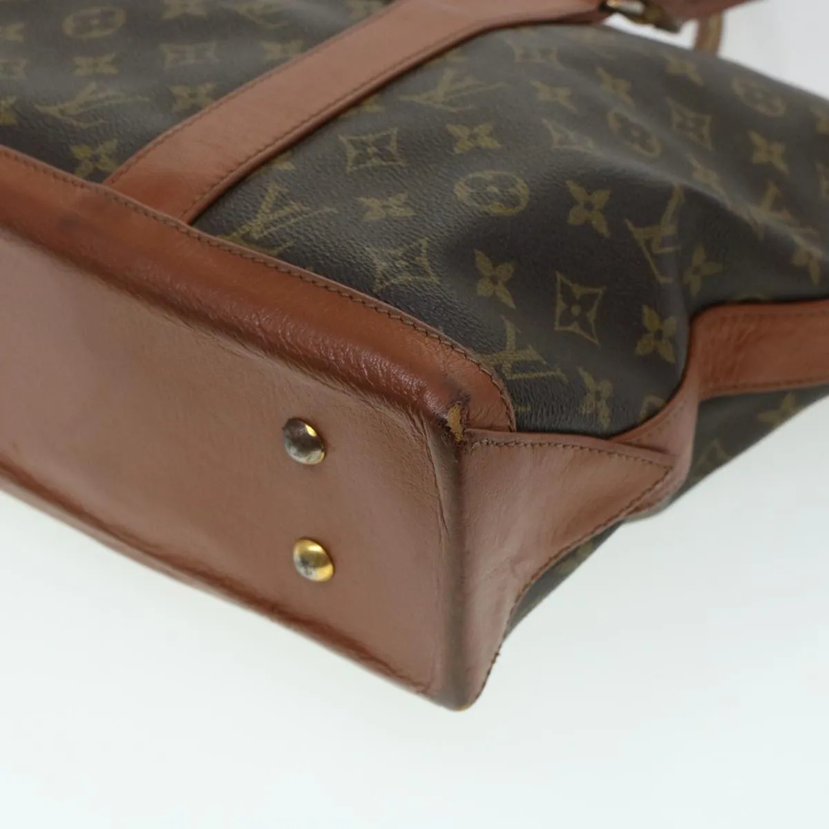 LOUIS VUITTON Monogram Sac Weekend PM Tote Bag M42425 LV Auth rd5112