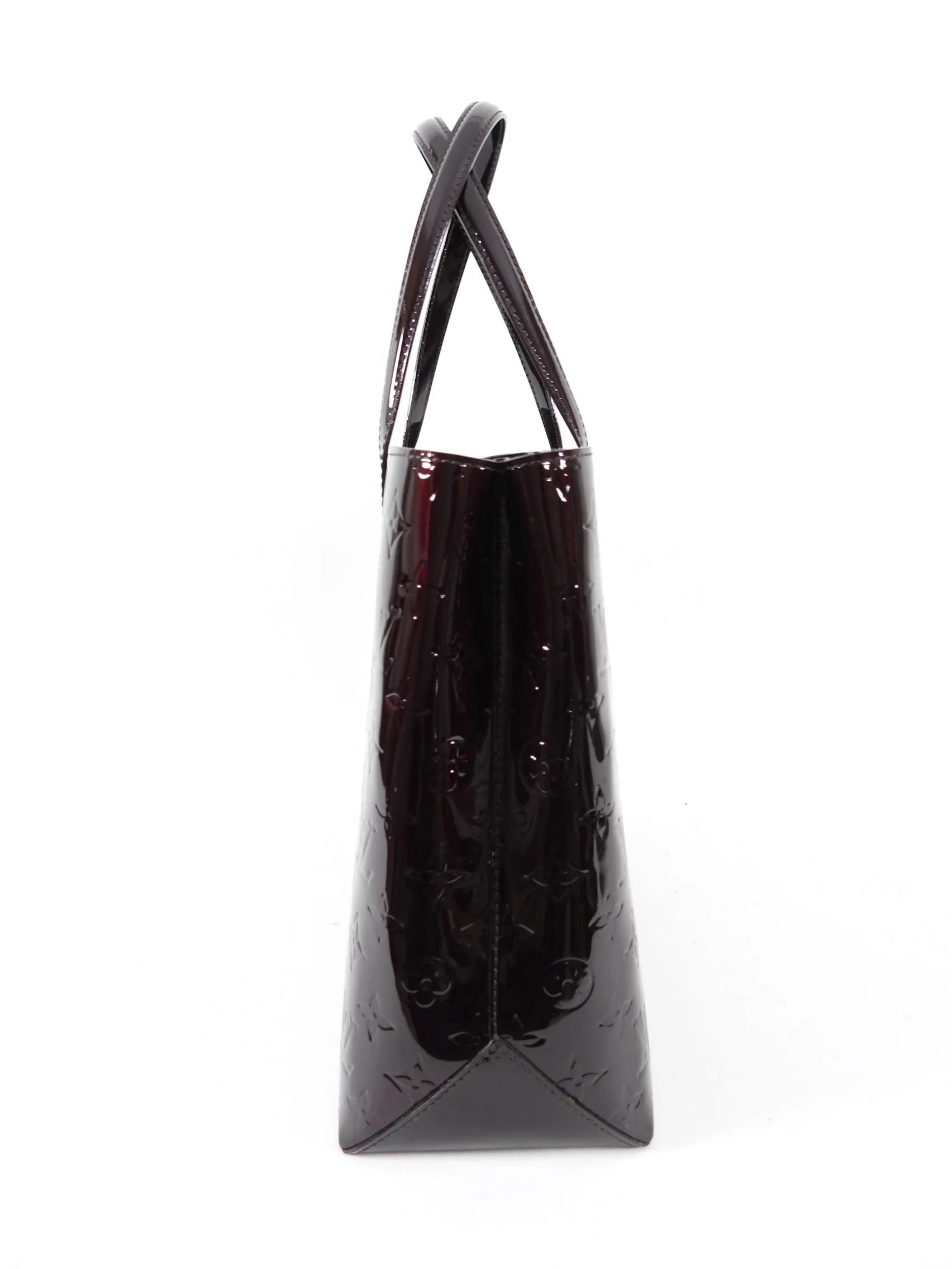 Louis Vuitton Vernis Wilshire MM Tote Bag in Amarante