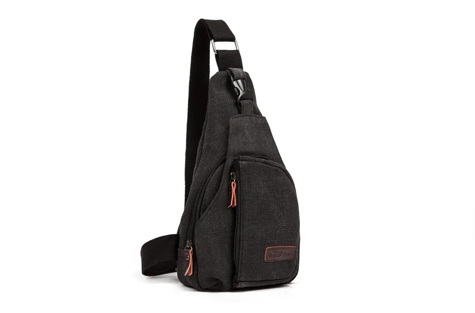 Men's Casual Canvas Crossbody Shoulder Bag - GlamzLife
