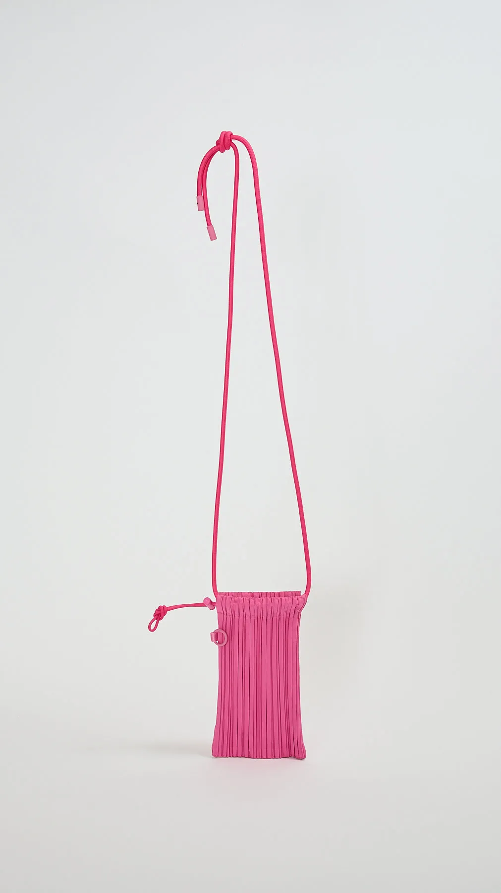 Pleats Mini Pochette in Pink