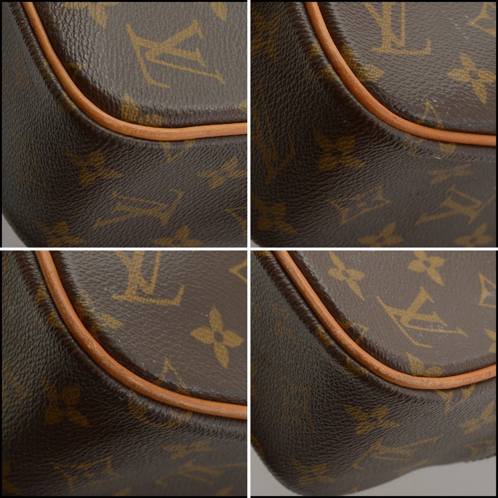 RDC13914 Authentic LOUIS VUITTON Vintage '03 Brown Pegase Briefcase Travel Bag