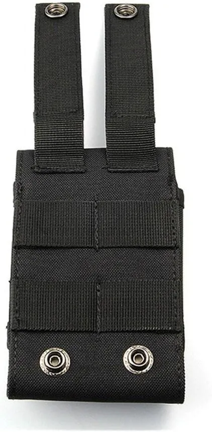 Tactical MOLLE Smartphone Holster, Universal Army Mobile Phone Belt Pouch EDC Security Pack Carry Accessory Kit Blowout Pouch Belt Loops Waist Bag Case for iPhone SE 5S Samsung Galaxy S4 Mini