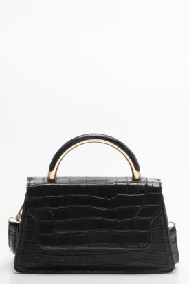 Top Handle Mini Bag Black