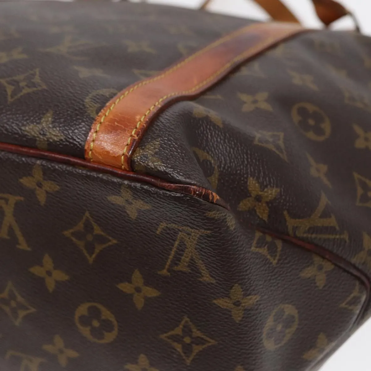 Trendy Inspired Louis Vuitton Monogram Sac Shopping Tote Bag M51108 Lv Auth 86034