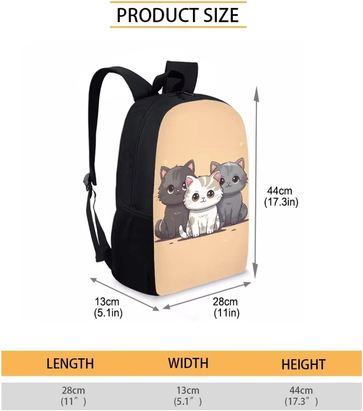 Upetstory Kawaii Cat Backpack for Girls 4-6 6-8 10-12 Kids School Bag with Lunch Box Pencil Case Water Bottle Sleeve Elementary Preschool Kindergartener Middle School Bookbag Daypack