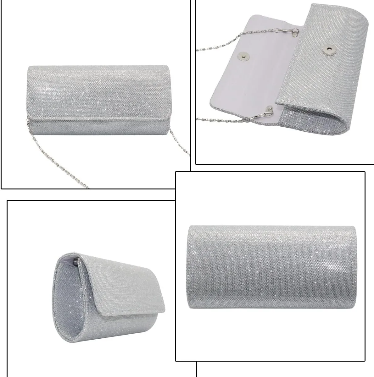 Women's Evening Party Wedding Ball Prom Clutch Wallet Handbag