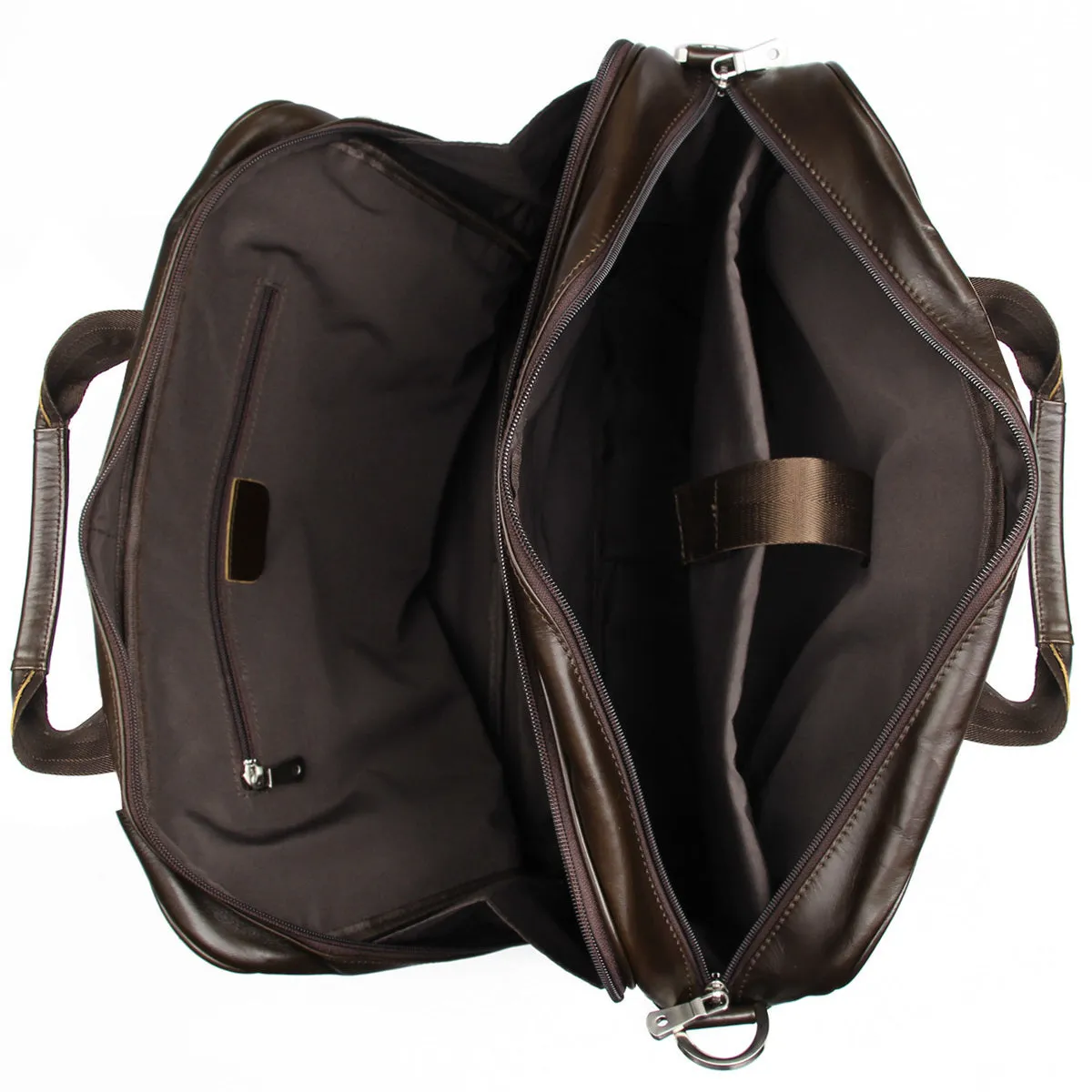 YAAGLE Men's Genuine Cowhide Briefcase Travel Business Handbag YG7319