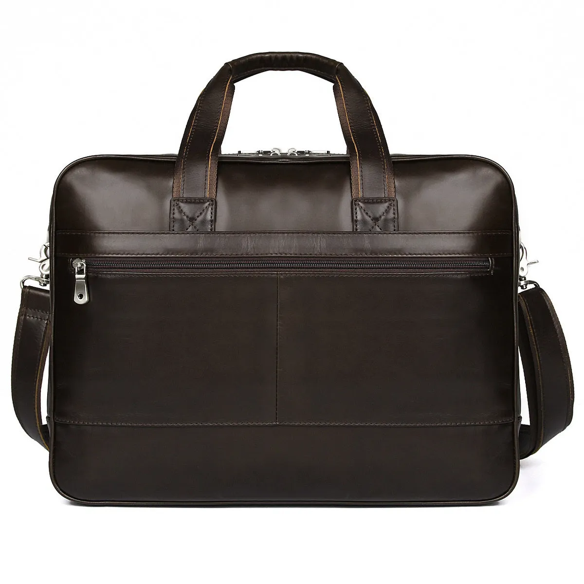 YAAGLE Men's Genuine Cowhide Briefcase Travel Business Handbag YG7319