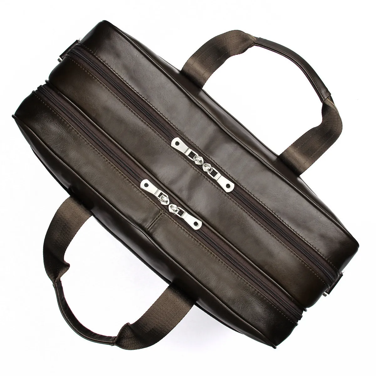 YAAGLE Men's Genuine Cowhide Briefcase Travel Business Handbag YG7319